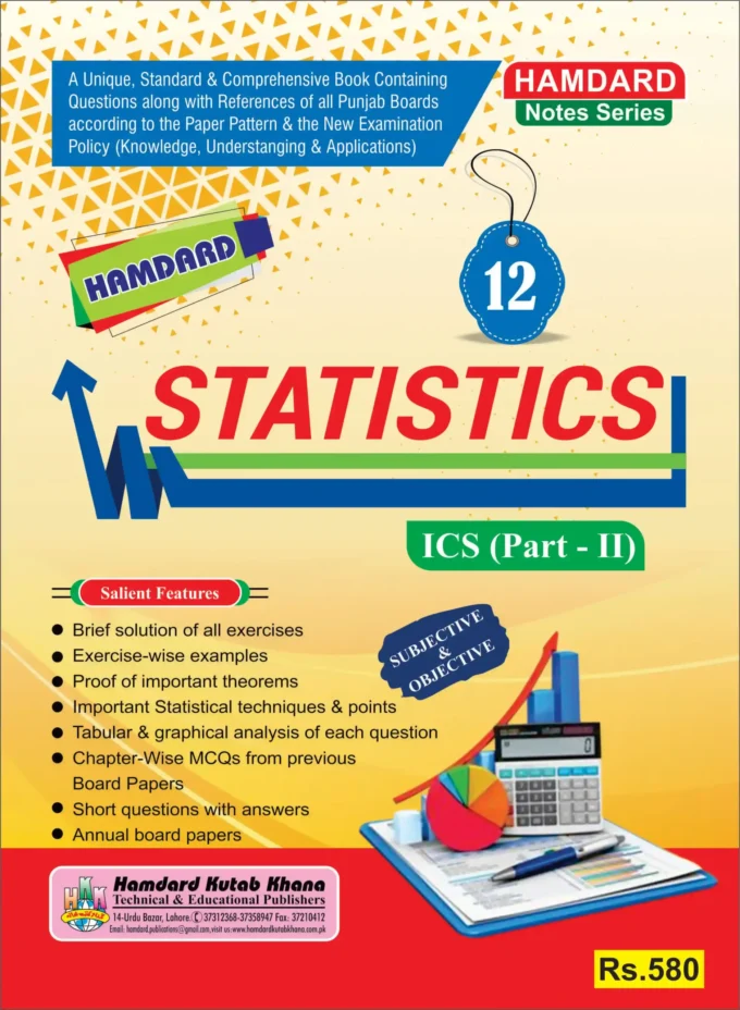 Statistics Math 12 Statistics 12th - Hamdard Kutab Khana